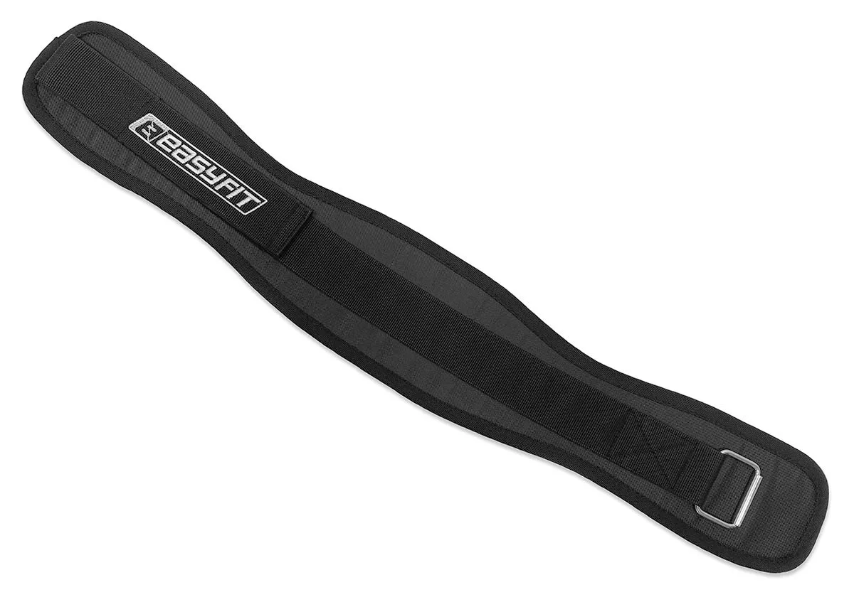 Атлетичний пояс EasyFit Oxford XL 90-110 см Чорний