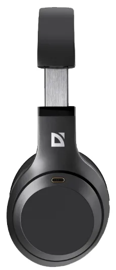 Гарнітура Defender Bluetooth 5.4 повнорозмірна чорна з активним шумопоглинанням