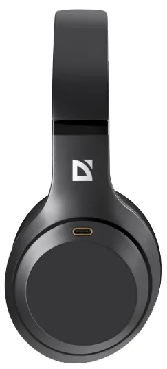 Гарнітура Defender Bluetooth 5.4 повнорозмірна чорна з активним шумопоглинанням