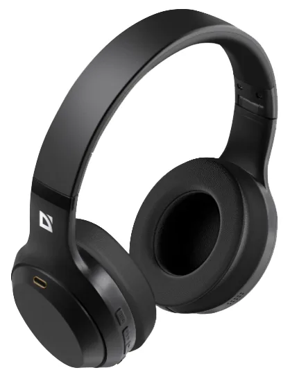 Гарнітура Defender Bluetooth 5.4 повнорозмірна чорна з активним шумопоглинанням