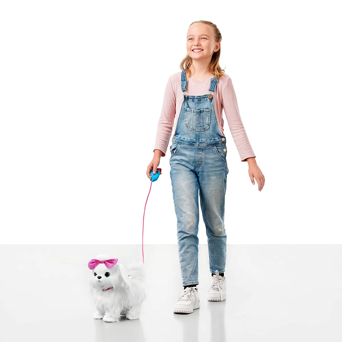 Інтерактивне цуценя Pets & Robo Alive поліестер 32х18 см рожеве