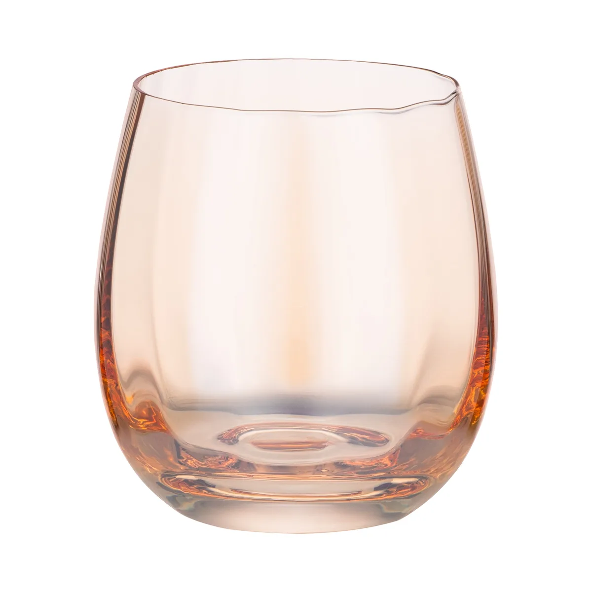 Набор низких стаканов ARDESTO Black Mars Amber 480 мл, 2 шт, стекло с золотистым оттенком