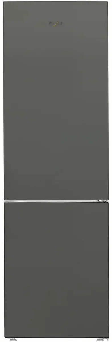 Холодильник Whirlpool з нижнім морозильником, розміри 202.5x60x67 см, об'єм холодильного відділення - 266 л, морозильного - 120 л,