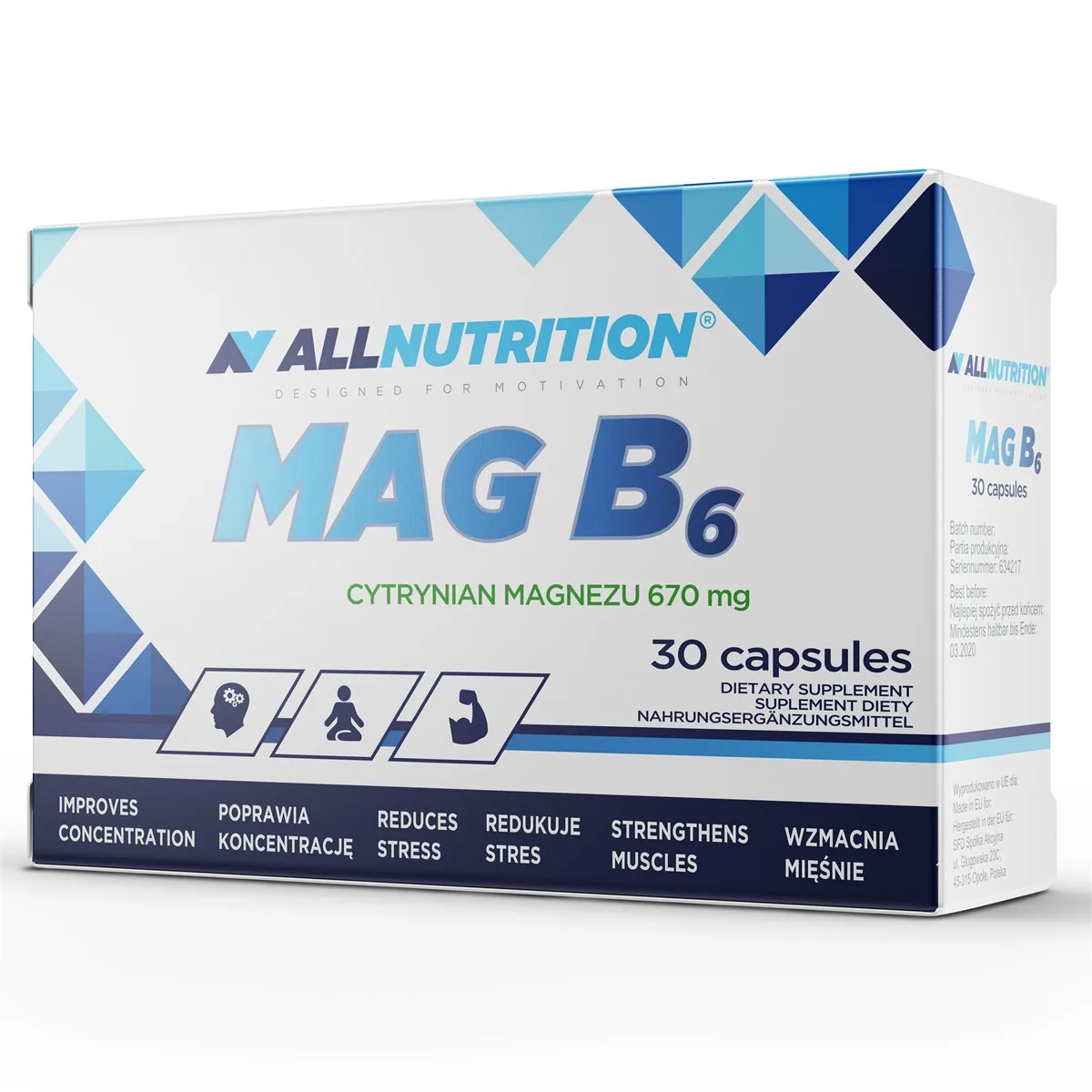 MAG B6 Цитрат магния 30 капсул ProDobro