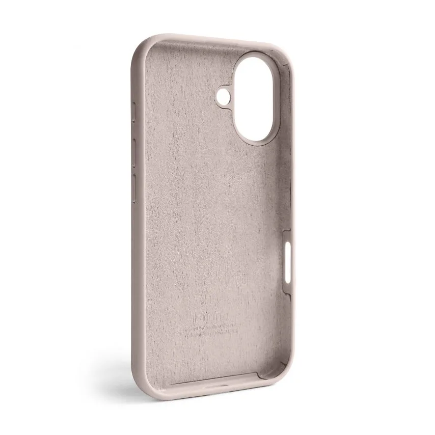 Чохол силіконовий для Apple iPhone 16  сірий
