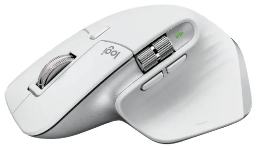 Миша Logitech бездротова оптична велика 84,3х124,9х51 мм біла срібляста