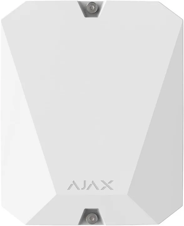 Модуль для інтеграції сторонніх провідних пристроїв Ajax MultiTransmitter, Jeweller, бездротовий, білий