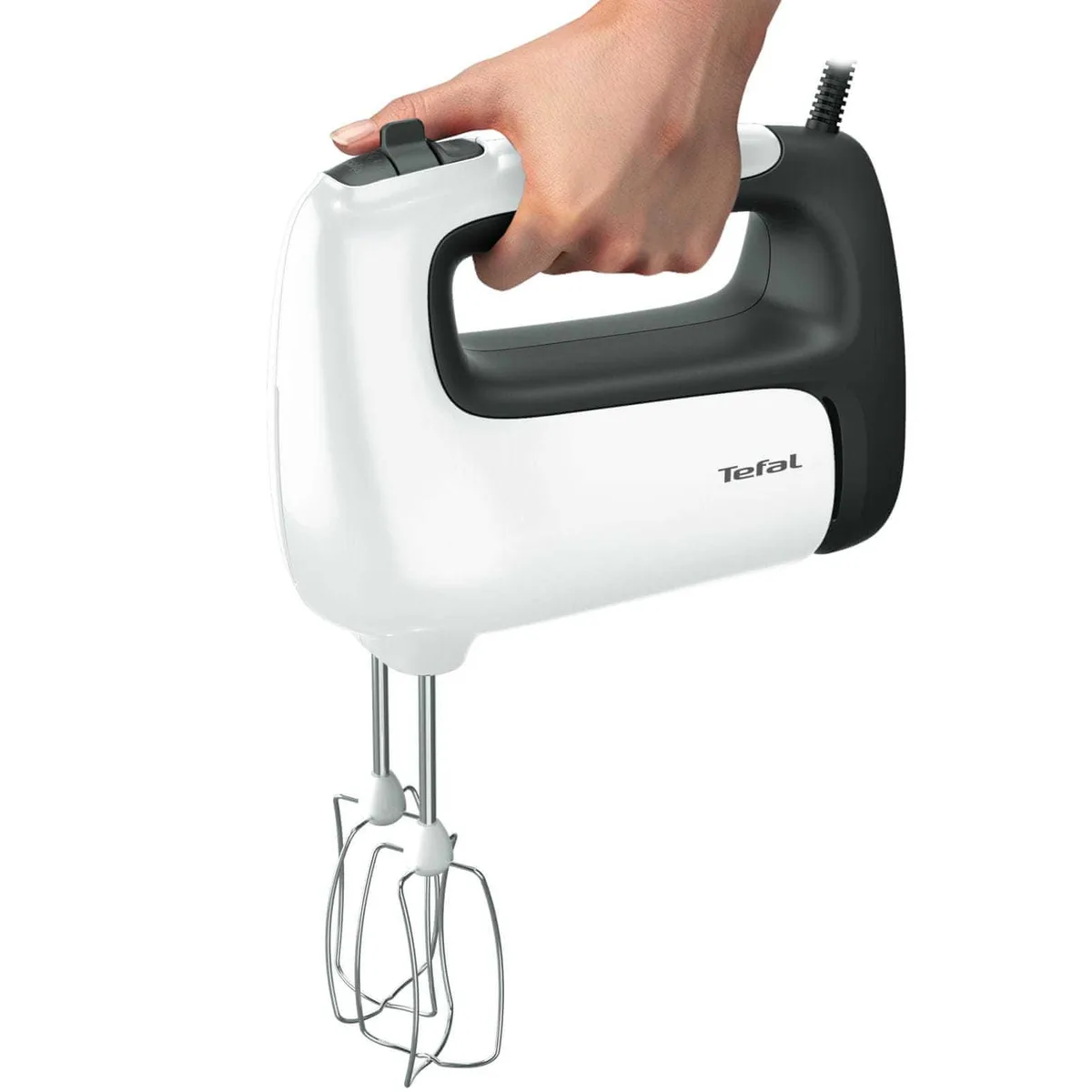 Міксер Tefal стаціонарний 500Вт пластикова чаша 2.5л біло-сірий
