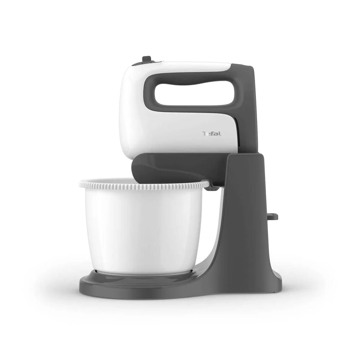 Міксер Tefal стаціонарний 500Вт пластикова чаша 2.5л біло-сірий