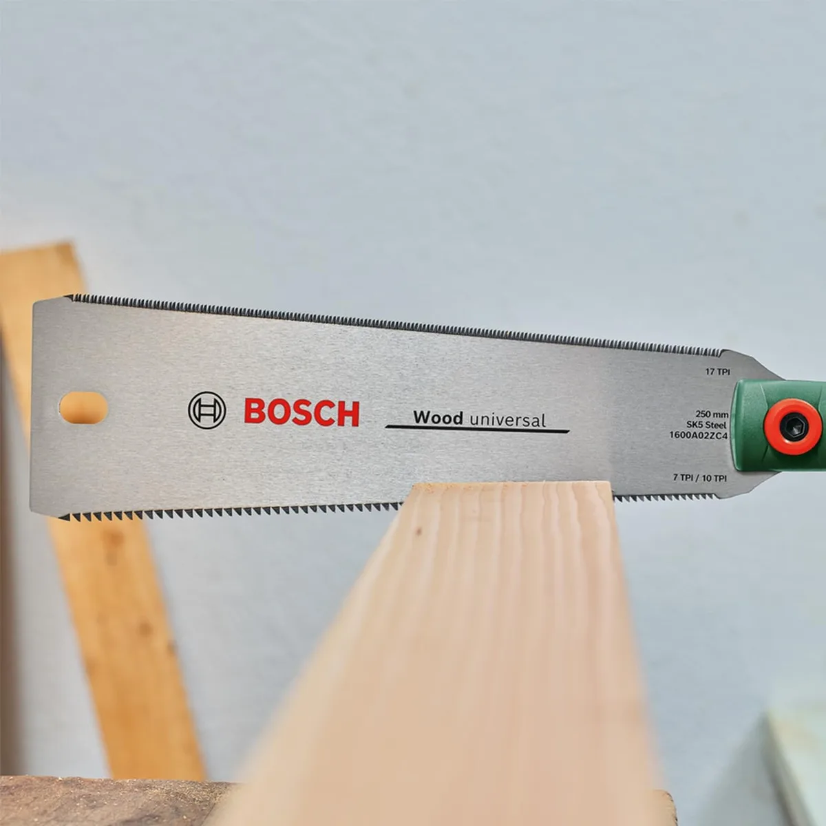 Ножівка по дереву Bosch Ryoba 250мм ручна пила для точного різання дерева та пластику