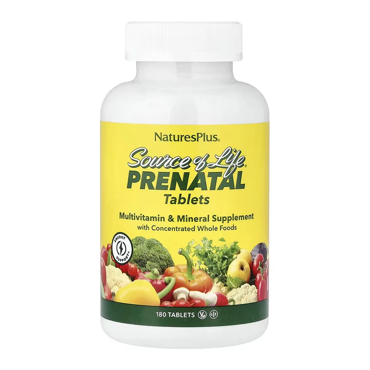 Мультивітаміни Source Of Life Prenatal 180 таблеток вегетаріанські без глютену