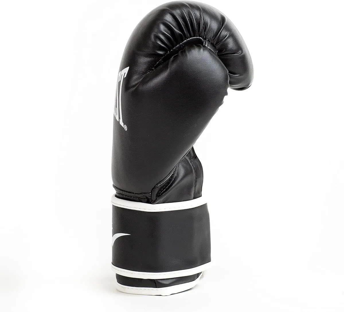 Боксерські рукавиці Everlast синтетична шкіра S/M чорний унісекс