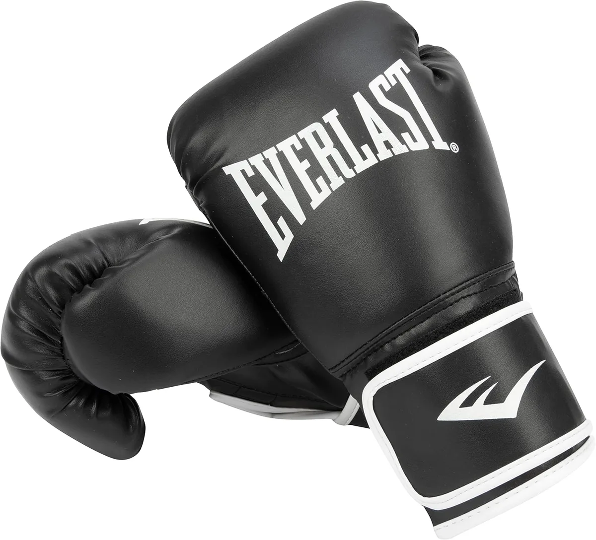 Боксерські рукавиці Everlast синтетична шкіра S/M чорний унісекс