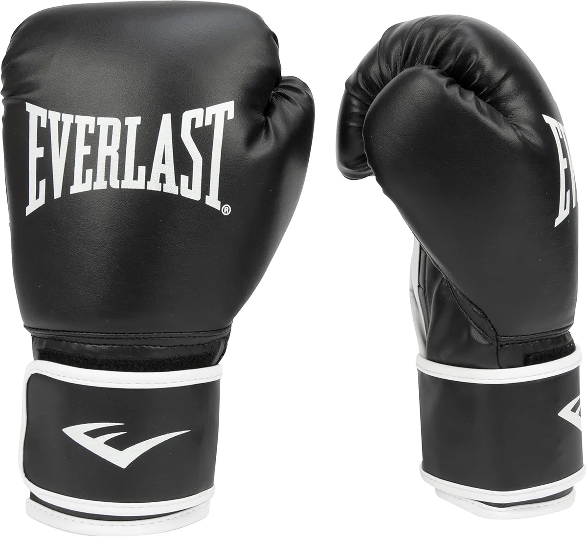 Боксерські рукавиці Everlast синтетична шкіра S/M чорний унісекс