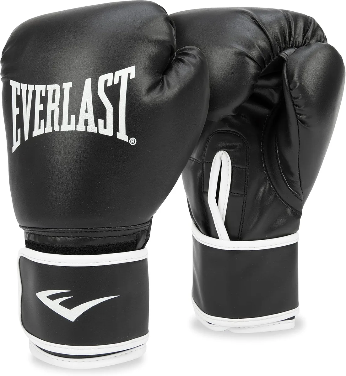 Боксерські рукавиці Everlast синтетична шкіра S/M чорний унісекс