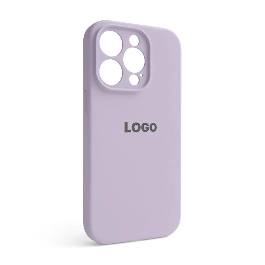 Чохол Silicone Case для Apple iPhone 14 Pro силіконовий  закрита камера фіолетовий