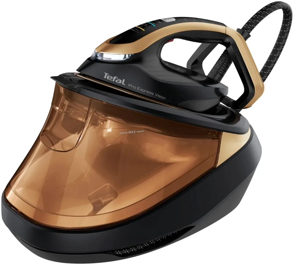 Парогенератор Tefal Pro Express Vision, 3000Вт, 1200мл, потужний паровий удар 800гр, стабільна подача пари 180гр, зручний кер.