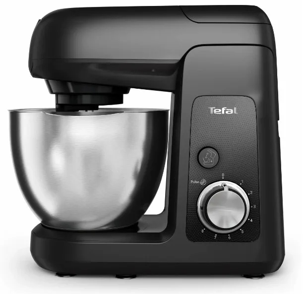 Кухонна машина Tefal 1100 Вт 8 швидкостей Нержавіюча сталь Чорна 4,6 л