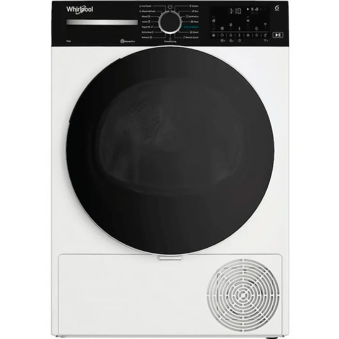 Сушильна машина Whirlpool тепловий насос 9 кг біла