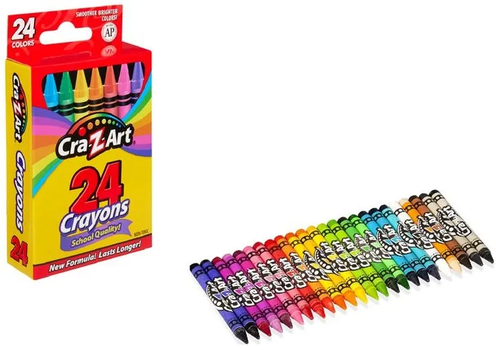 Крейда воскова Cra-Z-Art 24 шт віск 24 кольори