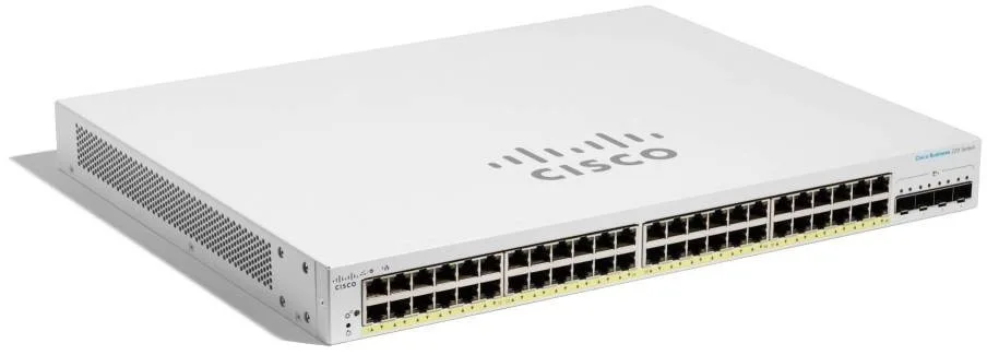 Комутатор Cisco CBS220 16хGE, PoE, 2x1G SFP, Smart