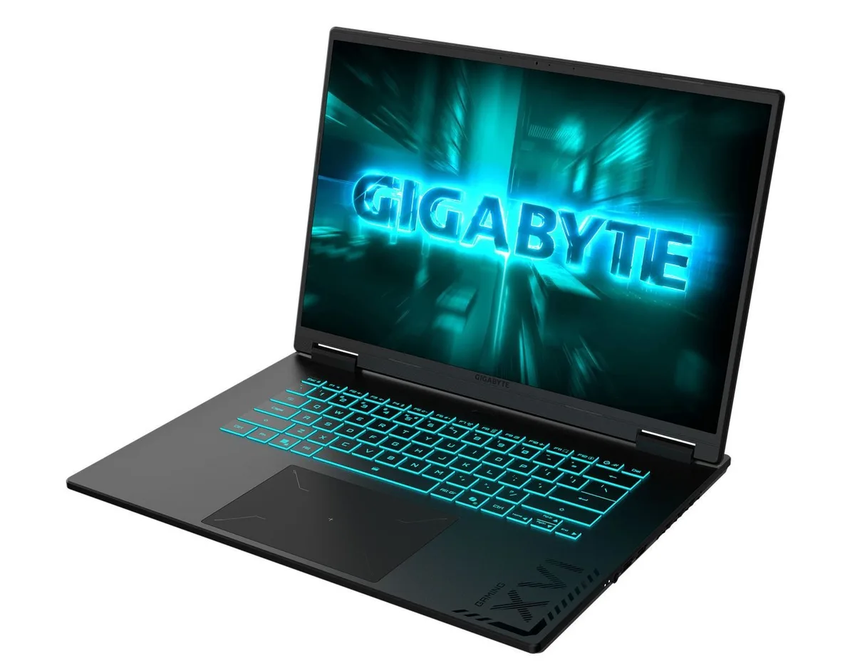 Ноутбук Gigabyte Gaming A16 16.0 FHD, Intel i7-13620H, 32GB, F1TB, NVD5060-8, DOS, чорний