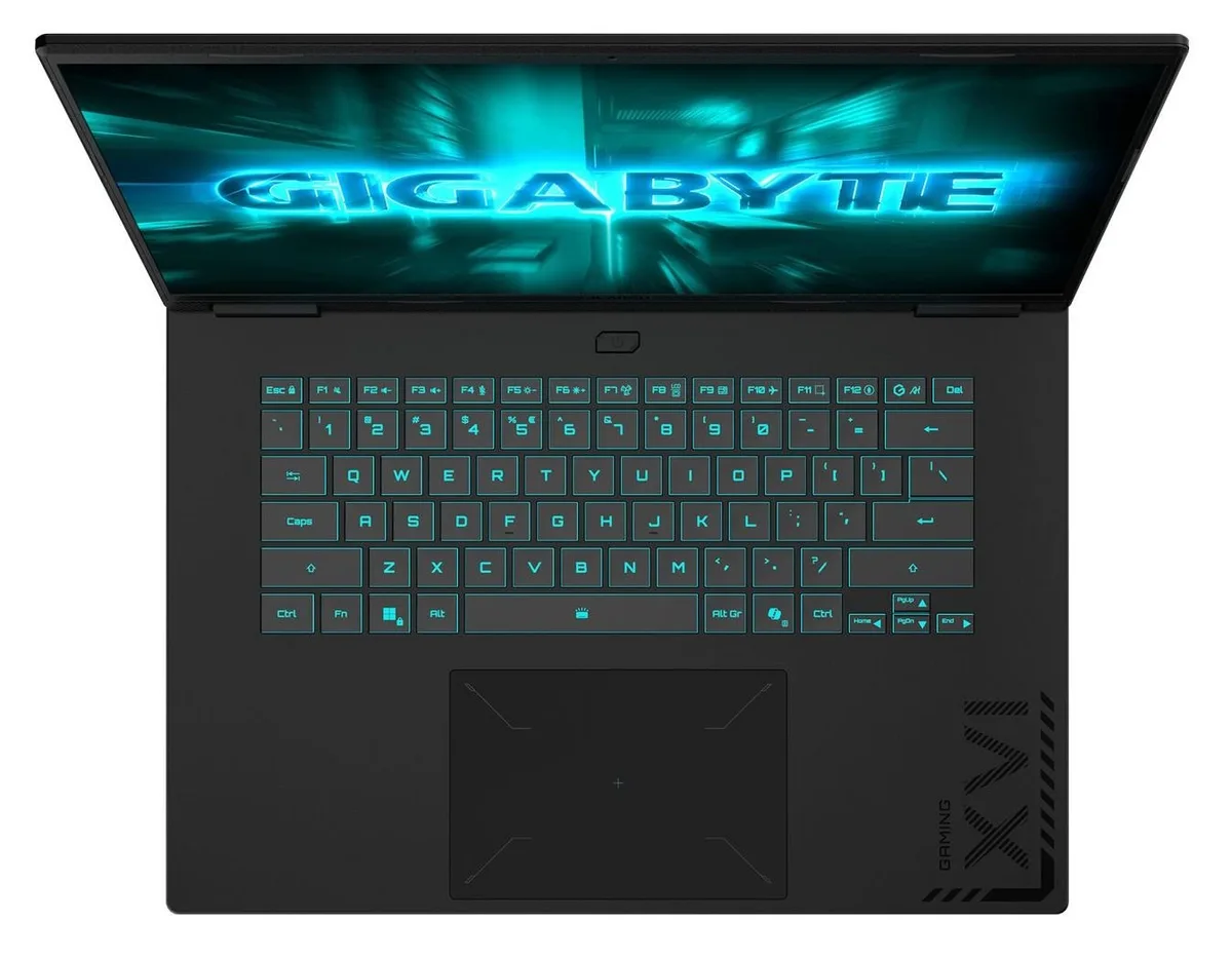 Ноутбук Gigabyte Gaming A16 16.0 FHD, Intel i7-13620H, 32GB, F1TB, NVD5060-8, DOS, чорний
