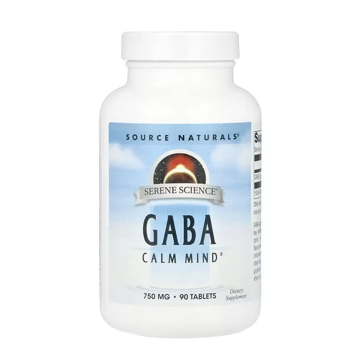 ГАМК GABA 750 мг Serene Science 90 табл