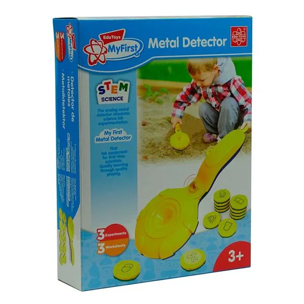 Набір для досліджень Edu-Toys металошукач пластик жовтий 20,3х26,6х5,7 см