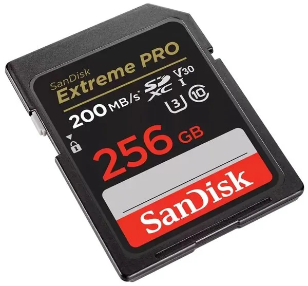 Карта пам'яті SanDisk SD 256ГБ UHS-I V30 140МБ/с Чорна