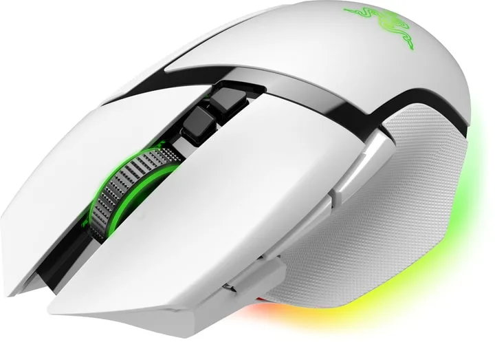 Миша Razer Basilisk V3 Pro 35K, RGB, USB-A/WL/BT, білий