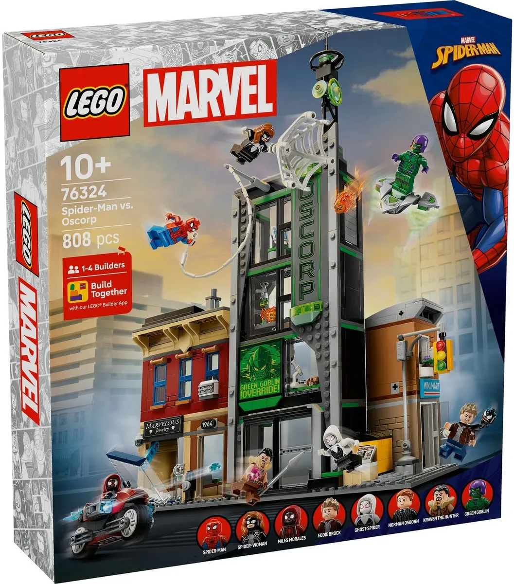 Конструктор LEGO Super Heroes Людина-павук проти Оскорпа