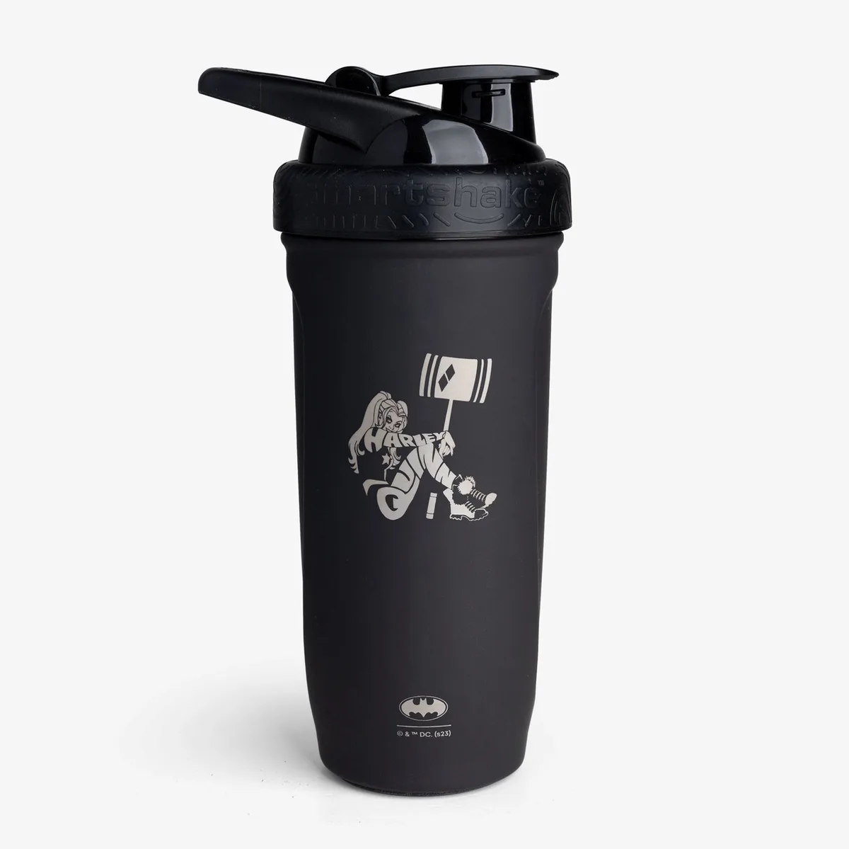 Шейкер спортивний SmartShake нержавіюча сталь 900 мл чорний