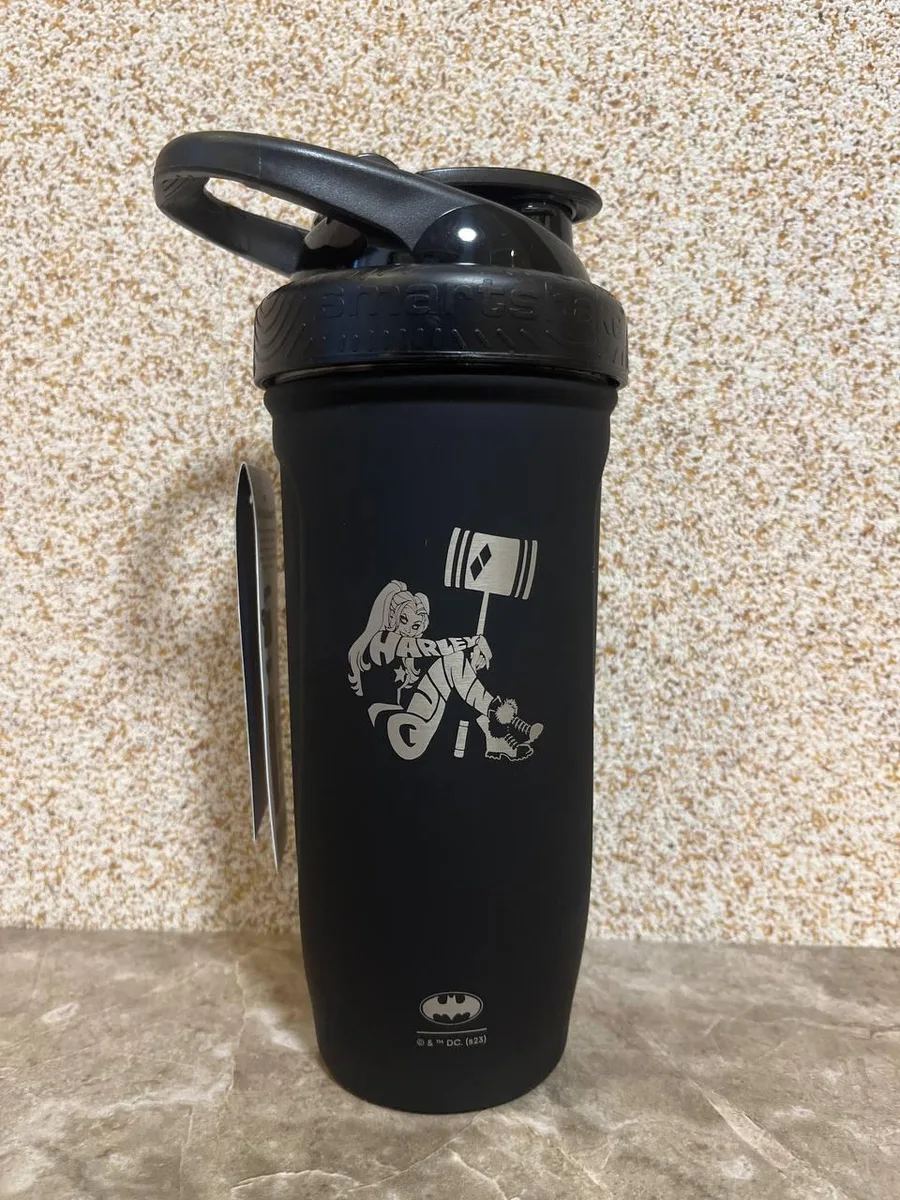 Шейкер спортивний SmartShake нержавіюча сталь 900 мл чорний