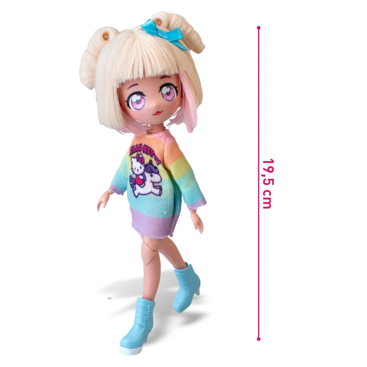 Игровой набор 4SF Manga Dolls комбинированные материалы 19.5 см Конфетка-единорог