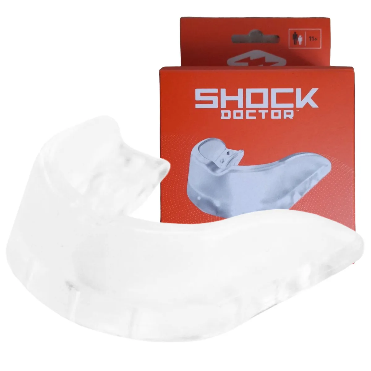 Капа Shock Doctor термопластик доросла Clear 11+
