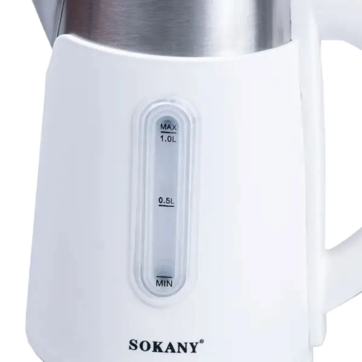 Електрочайник Sokany Пластик 1 л Білий 1200 Вт