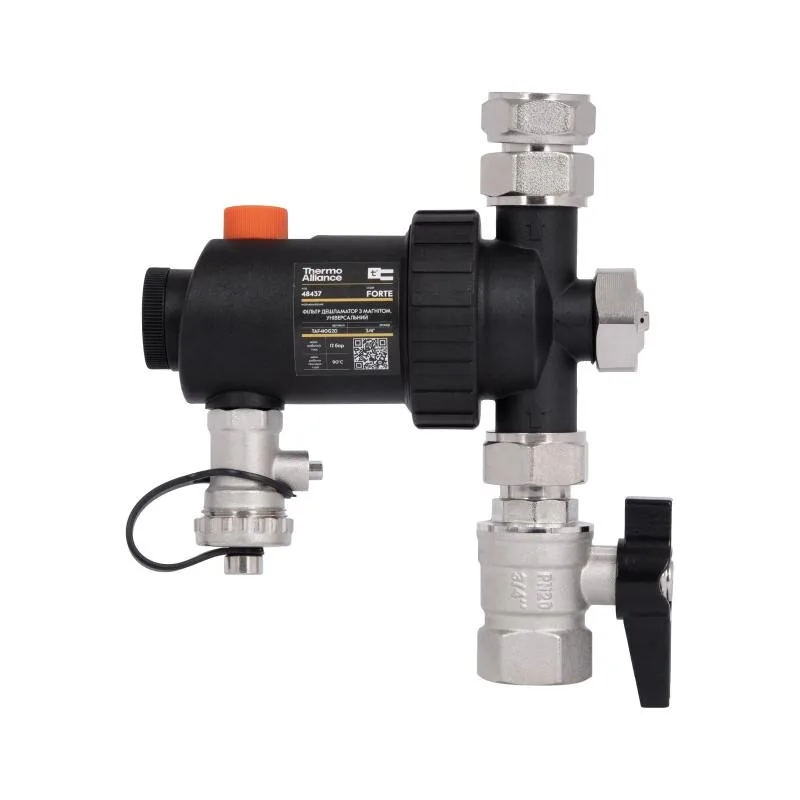 Фільтр-дешламатор 3/4" магнітний Thermo Alliance Forte армований поліамід PA66G30