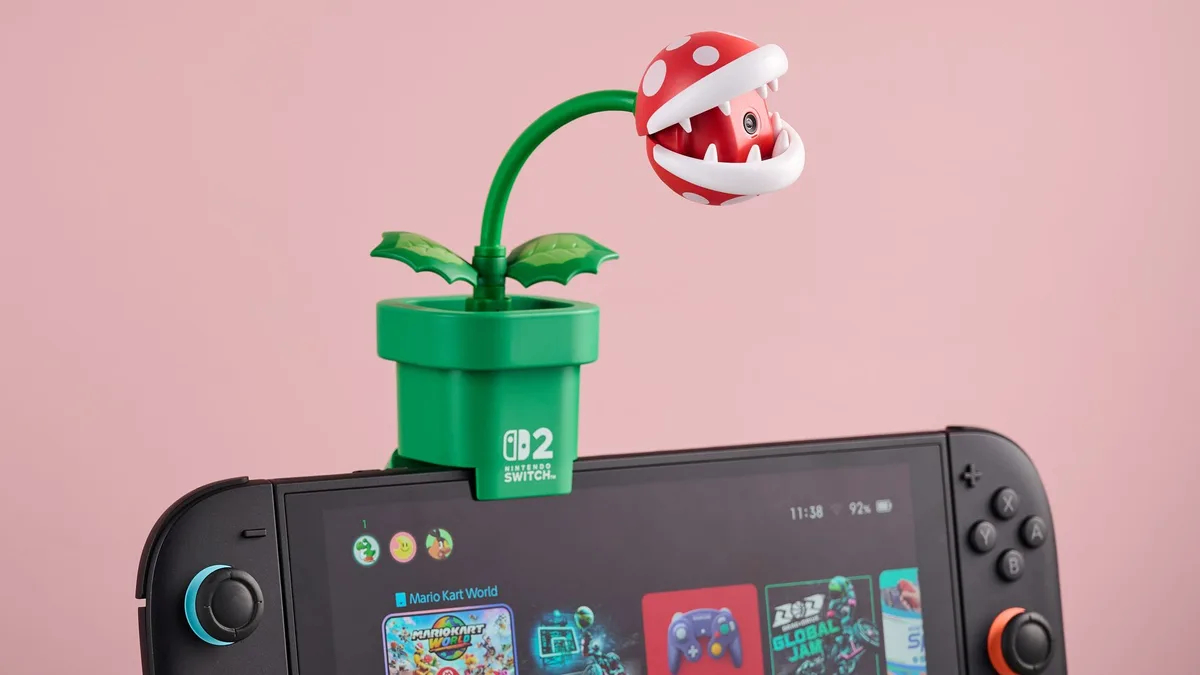 Камера HORI для Nintendo Switch 2 зелена пластикова