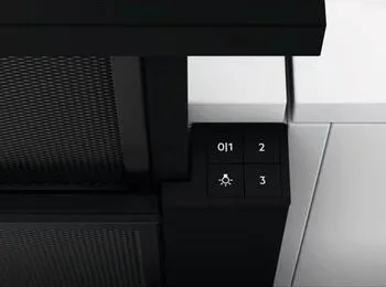 Витяжка Electrolux телескопічна чорна 59 см алюмінієвий фільтр 410 м³/год