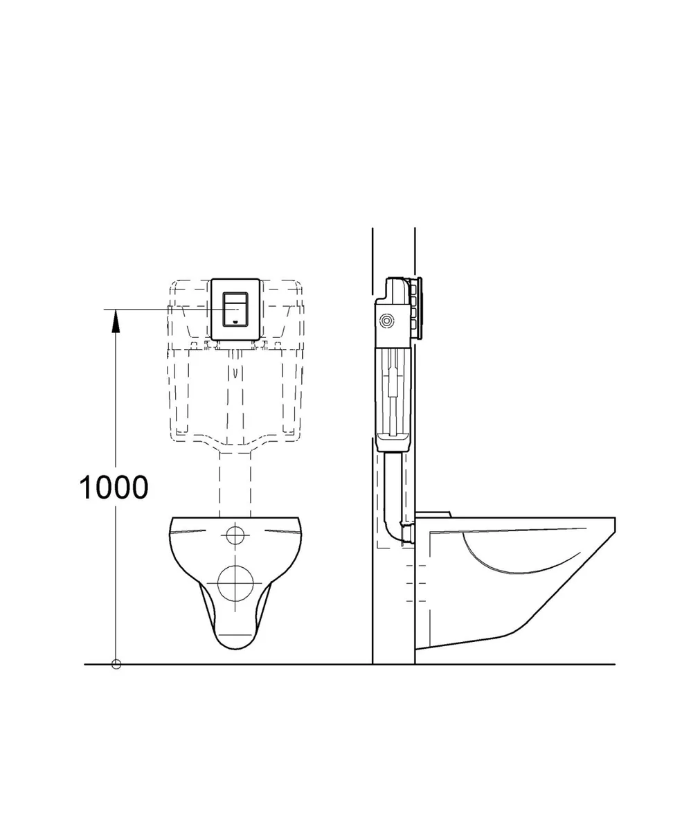 Панель змиву Grohe ABS 197х156 мм Чорний матовий