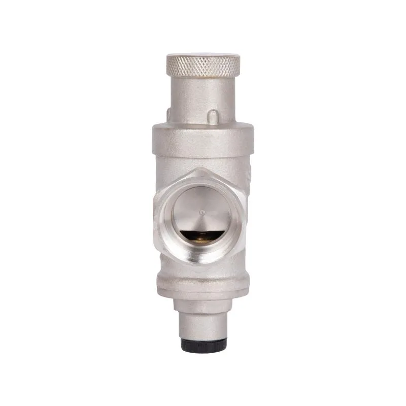 Редуктор давления воды 3/4" поршневой латунный никелированный Thermo Alliance SF241W20