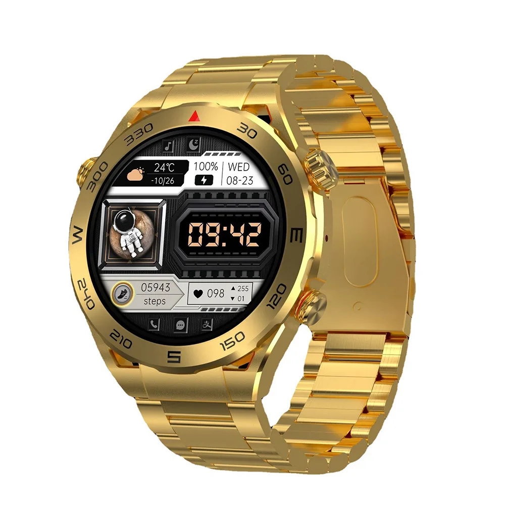 Умні годинники Modfit сталь 50 м золотисті