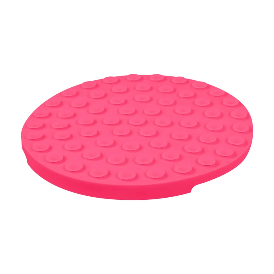 Коврик для облизывания WAUDOG Silicone 21,1х21,1х3 см силиконовый розовый