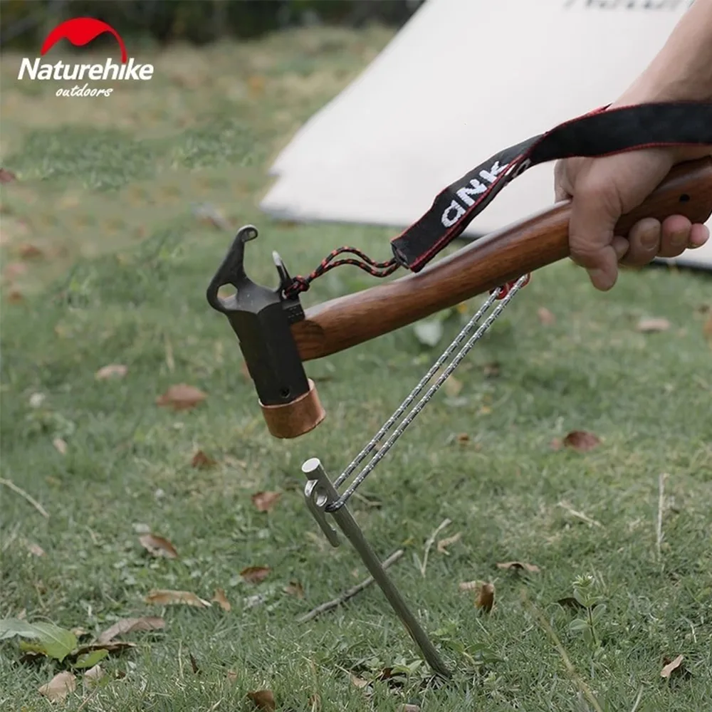 Кілок сталевий Naturehike 25 см нержавіюча сталь сірий