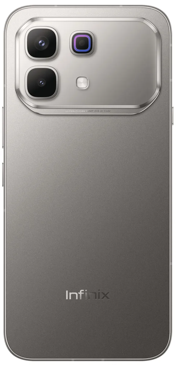 Смартфон Infinix 6.78" AMOLED 8ГБ 256ГБ Металевий Титановий