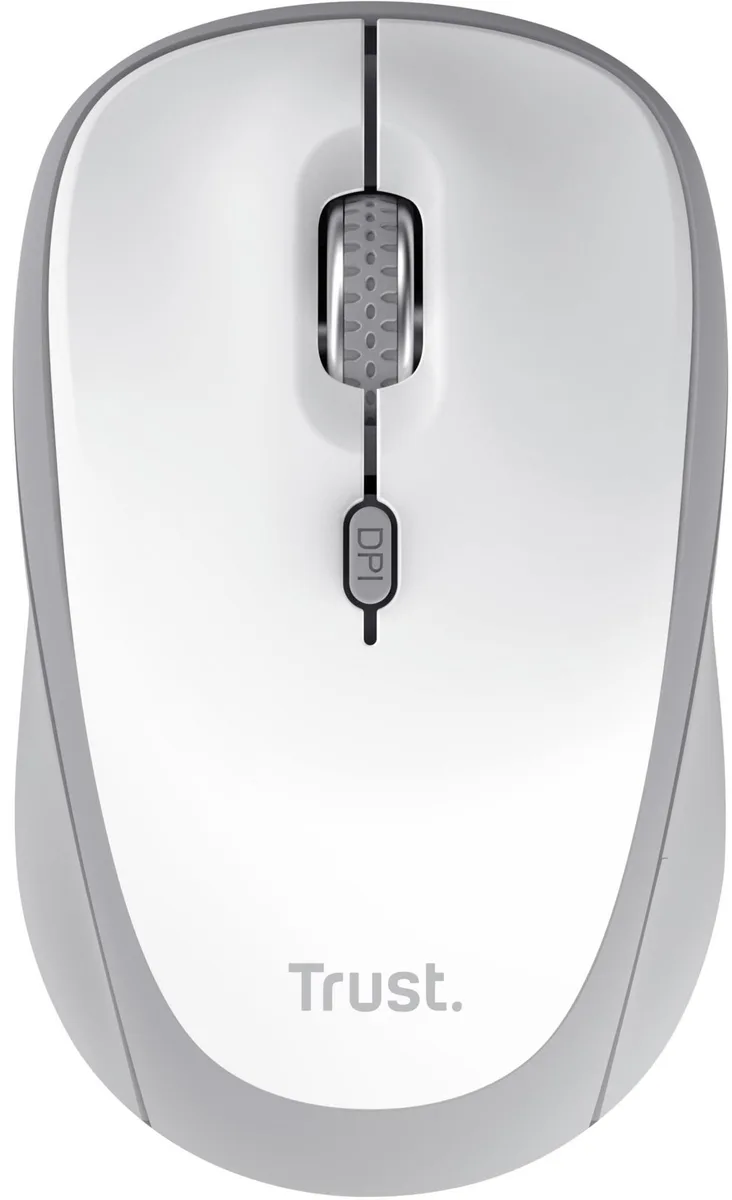 Миша Trust Yvi+ Compact Multi-Device, WL/BT/USB-A, білий