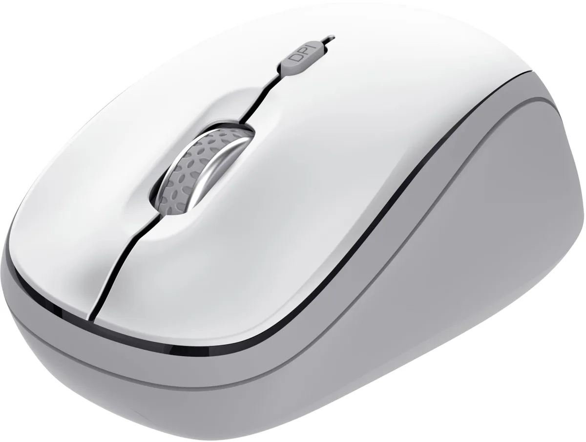Миша Trust Yvi+ Compact Multi-Device, WL/BT/USB-A, білий