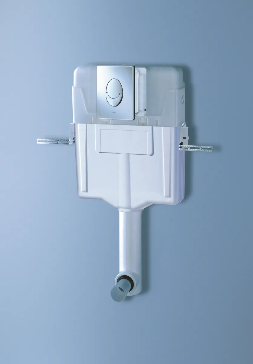 Змивний бачок GROHE пневматичний для унітазу ABS-пластик білий