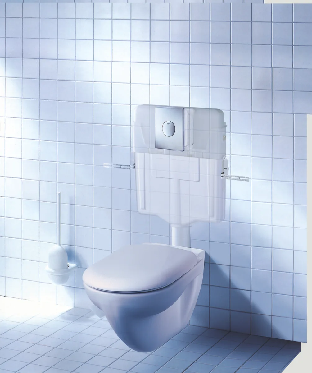 Змивний бачок GROHE пневматичний для унітазу ABS-пластик білий
